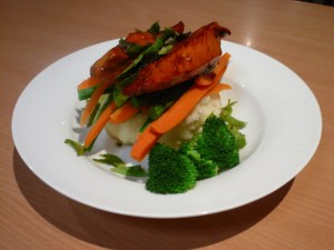 balsamic chicken stack