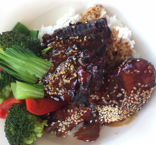 Plated Chicken Teryaki